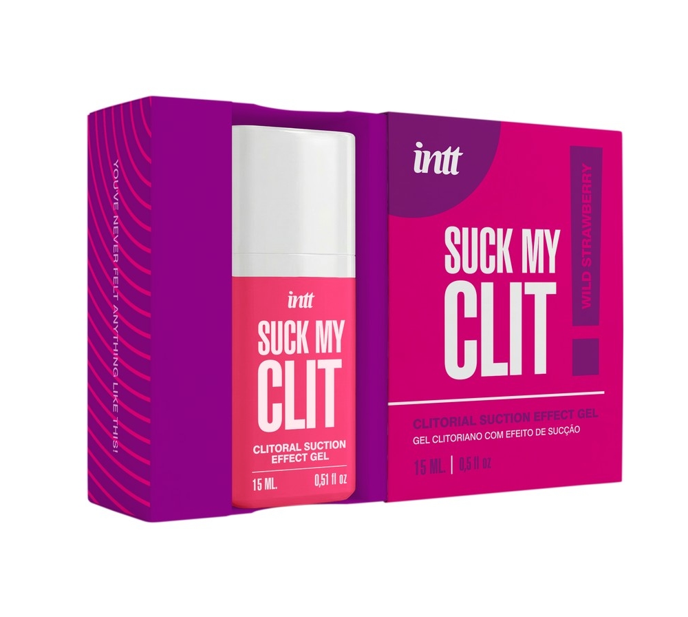 Увлажняющий гель Suck my, клубника, 15 мл