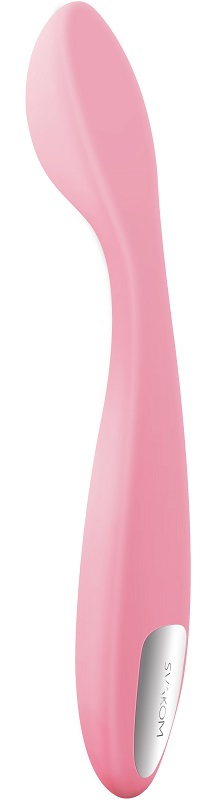 Keri розовый вибромасажер эргономичной формы 