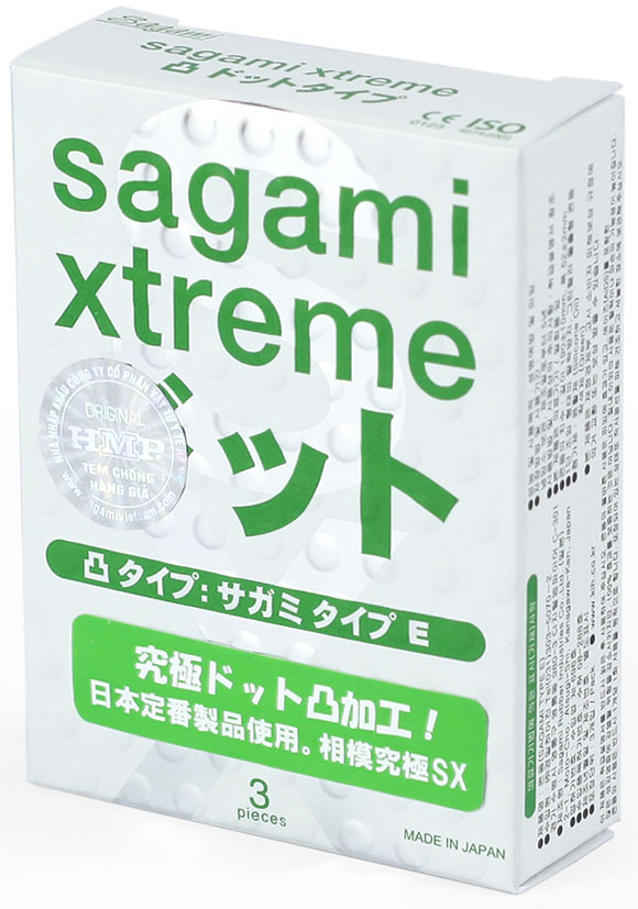 Презервативы SAGAMI Xtreme Type-E 3шт