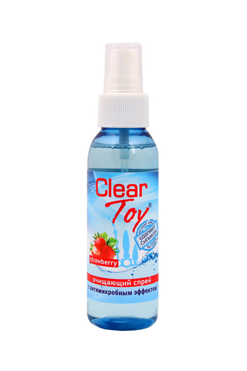 Очищающий спрей для игрушек CLEAR TOY Strawberry - 100 мл.
